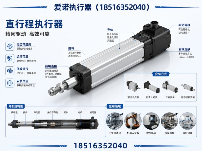 泰顺县直行程执行器展示图